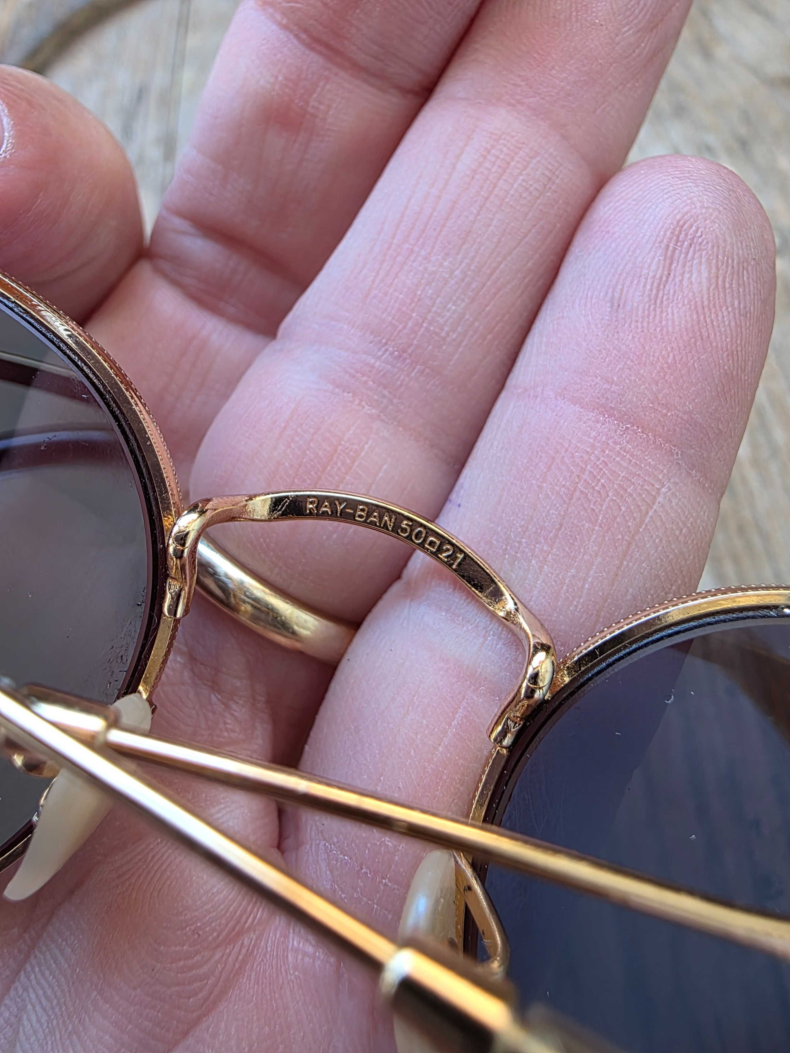Rame ochelari de vedere Ray Ban  RB 3447 Round Metal 001