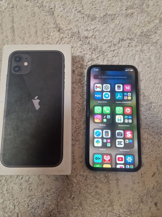 Айфон 11 64 в хорошем состоянии