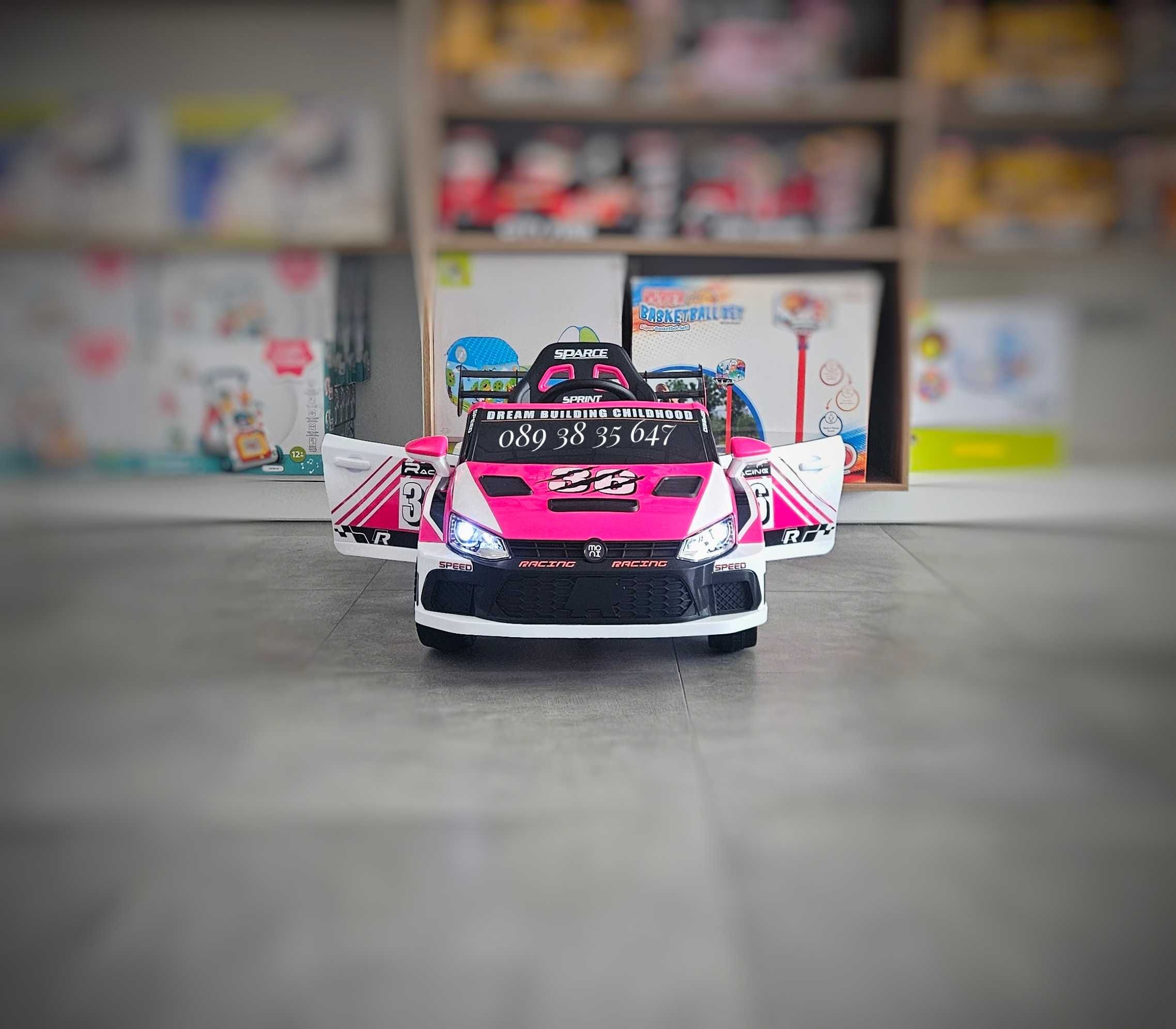ПРОМОЦИЯ!НОВО!Акумулаторна кола VW Drift PINK с 12V,функция дрифт,USB