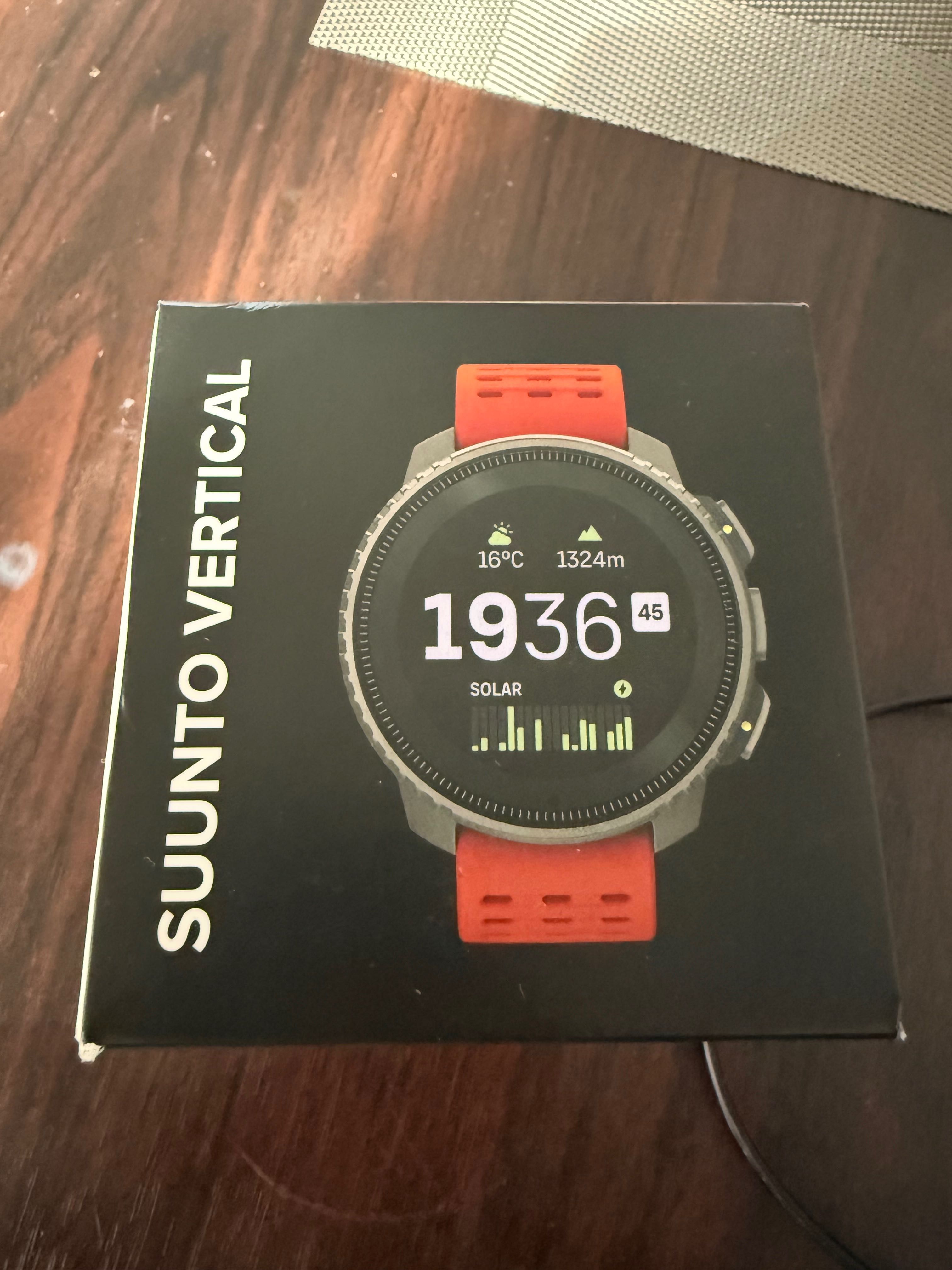 Suunto Vertical Steel Solar Canyon GPS Sport Smartwatch