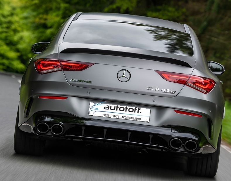 Difuzor bara spate Mercedes CLA W118 X118 C118 AMG Line (2018+) Black Look