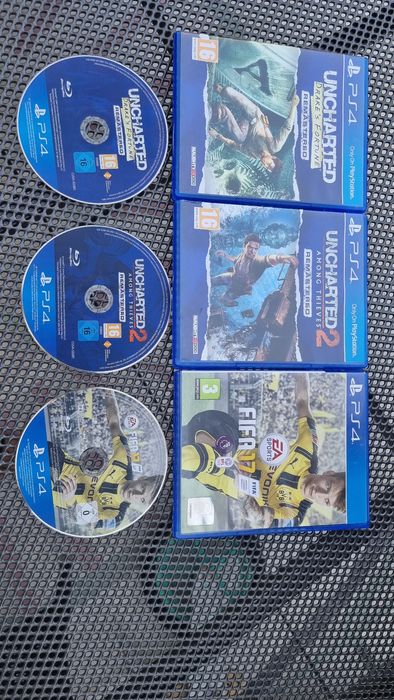 PS4 дискове.Uncharted UNCHARTED2 FIFA17