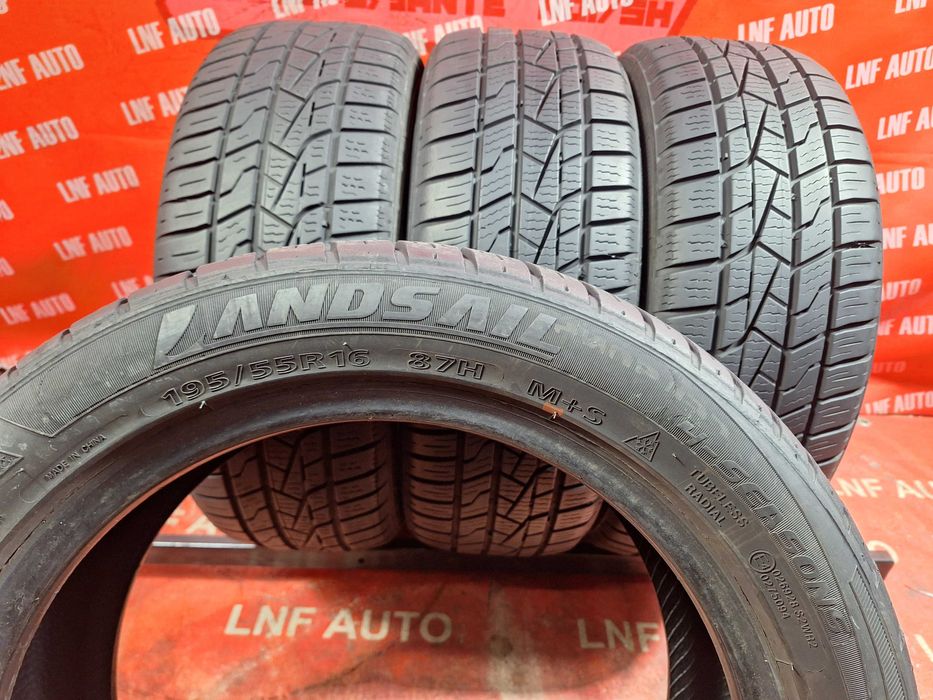 Anvelope VARA-IARNA - 195/55/16 - Landsail - 6.5 / 7 MM - DOT 2020 !