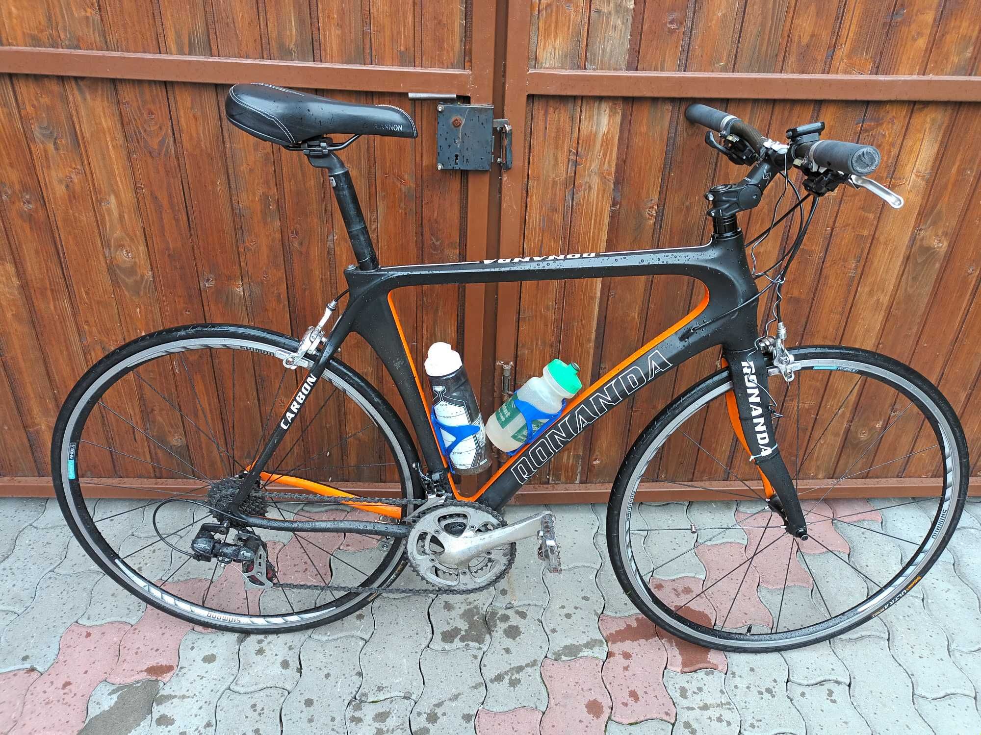 Bicicleta cursiera carbon Ronanda marimea 54 cm full carbon