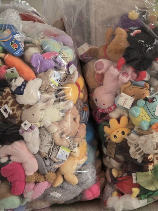 Нови плюшени играчки, подходящи за кранове, 20-40 см. 3.50 лв. за брой