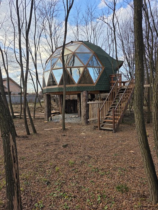 Kit ,dome,Dom geodezic din lemn, Sera,  Iglu, cupola