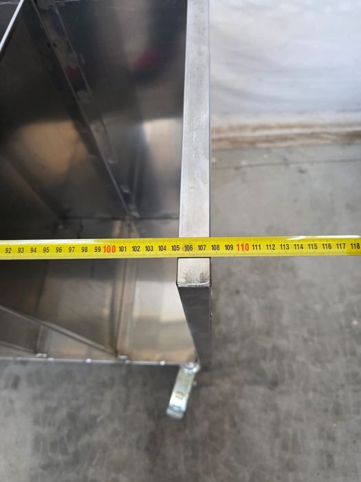 Немска количка за чували от неръждаема стомана