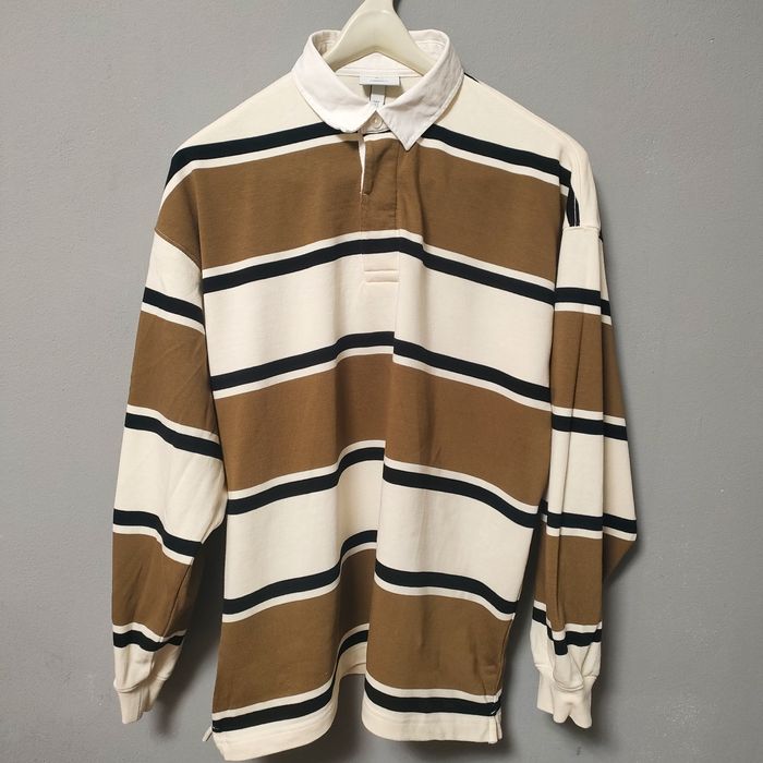 H&M Oversized Striped Rugby Shirt
Material : 100% cotton
Condition : V