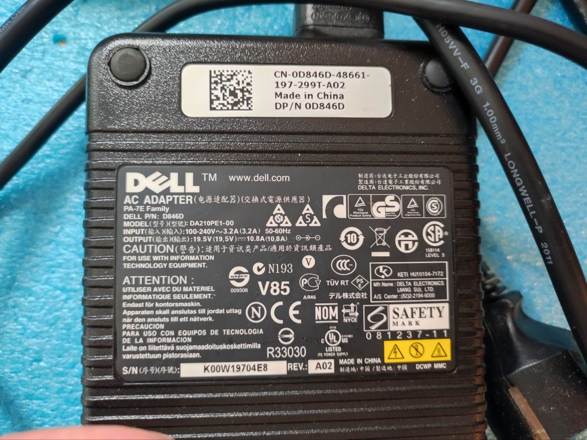 Încărcător Laptop Dell DA210PE1-00 210W 19.5V 10.8A 210W 7.4*5.0MM