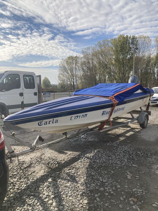 Vand Barca cu motor Yamaha 115 cai