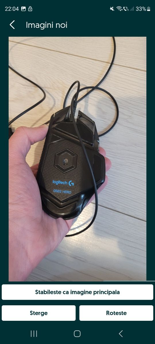 Mouse logitech g502 hero