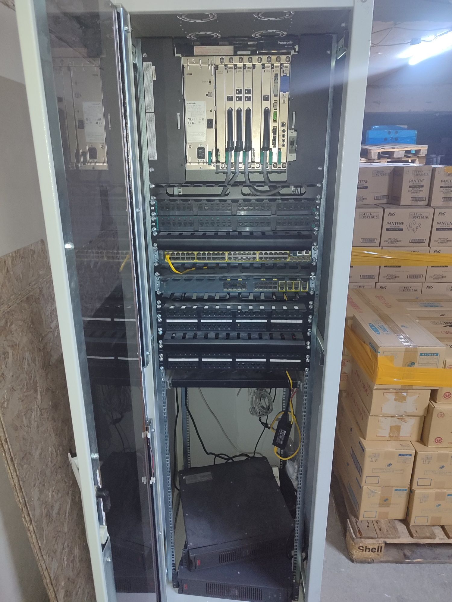 Серверный шкаф. Switch Cisco - 48 ports