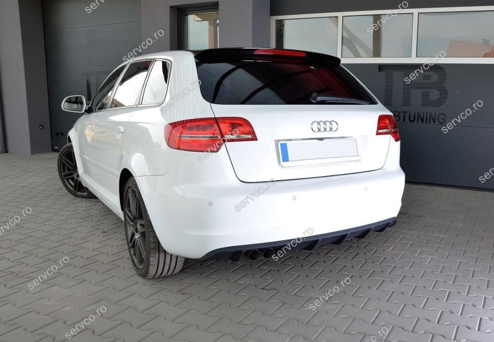 Prelungire difuzor bara spate Audi A3 8P Sportback Facelift Rs3 S3