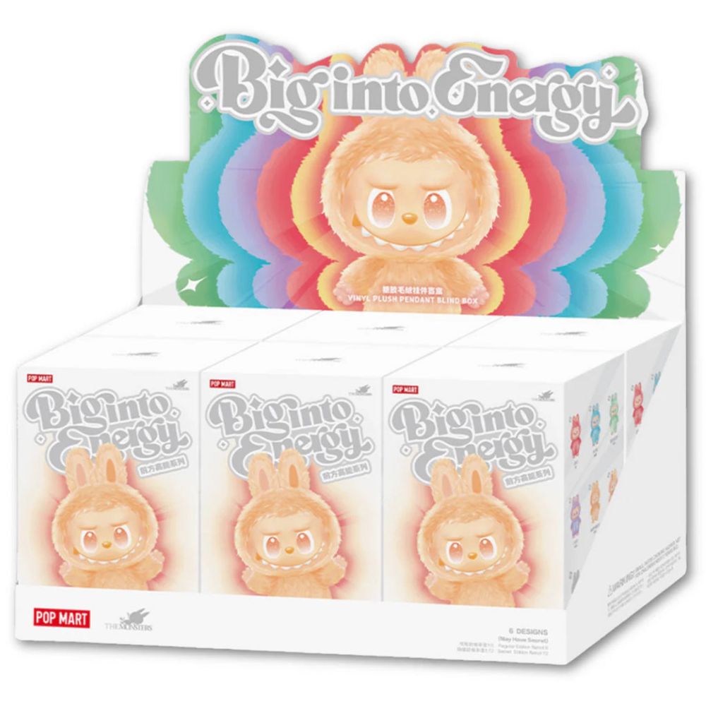 Labubu играчка 17см, Лабубу Big into Energy Pop Mart