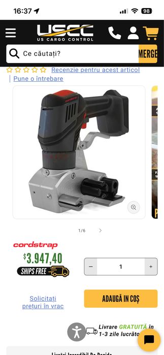 Cordstrap Automat pentru curea  de Cablu