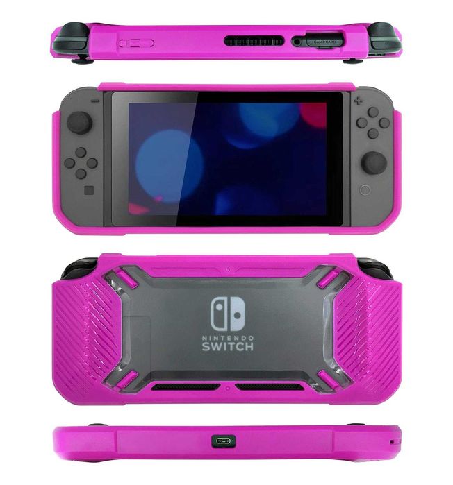 Твърд защитен калъф Snakebyte CASE for Nintendo Switch - Strawberry