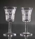 set 8 pahare de colectie din cristal 1920’s stare perfecta