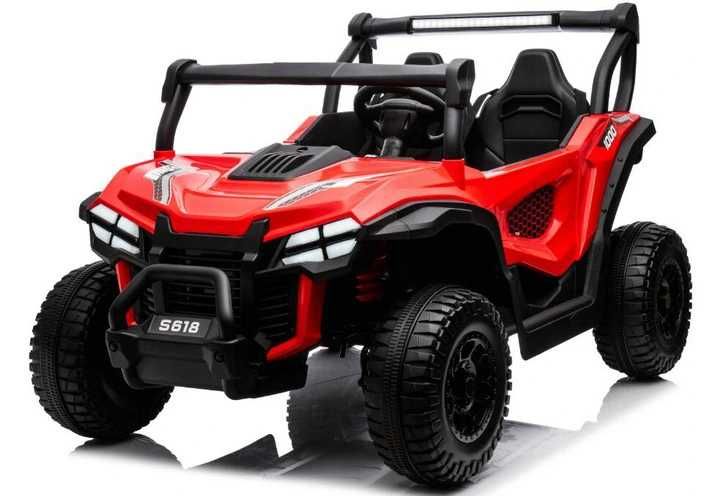 UTV electric copii 3-10 ani Buggy-Truck 200W 2 locuri 4x4,Roti Moi Red