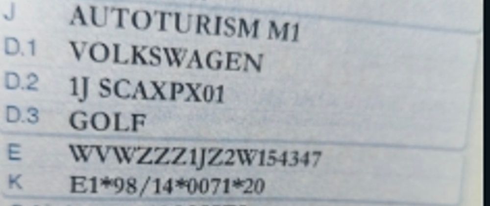 Vw Golf 4 2004 1,4 benzina