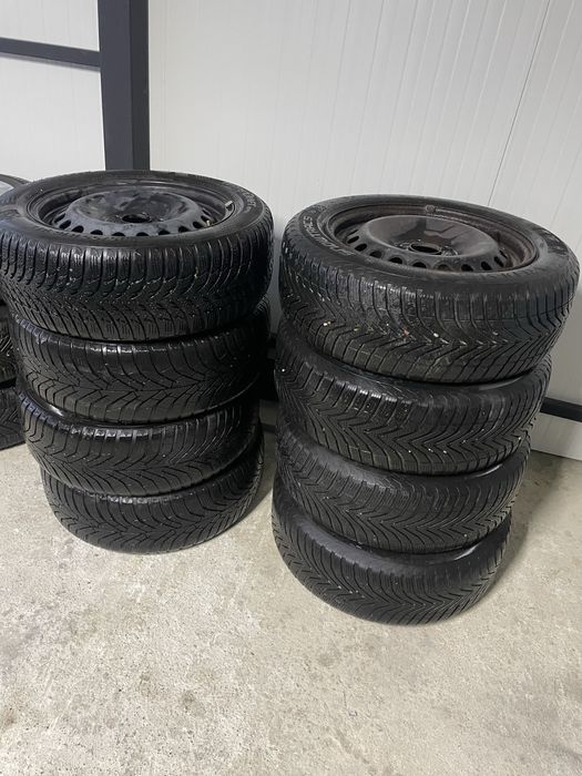 Jante+caucuri de iarna 205/55/r16 ford/peugeot