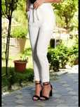 Pantaloni de vara albi Mango/S