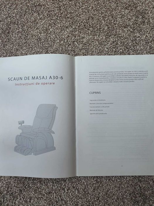 Particular vand fotoliu masaj Komoder