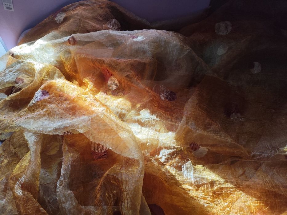 Перде от органза ,за хол дневна