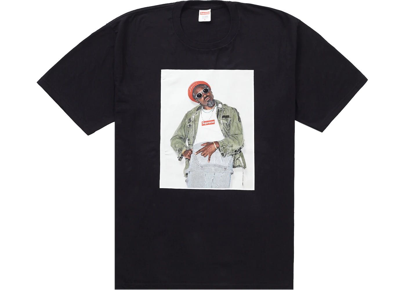 Supreme Andre 3000 Tee Black S