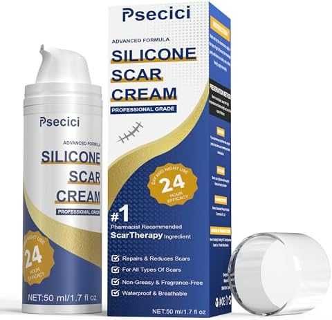 Нов Силиконов крем за белези / хирургия акне стрии изгаряния операции