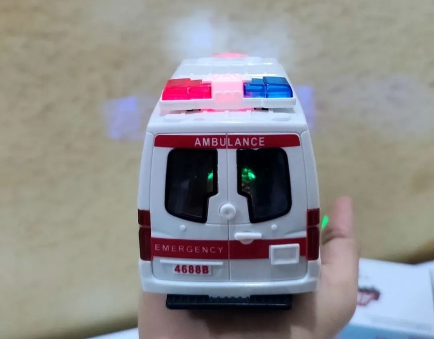 Линейка играчка със звуци и мигащи светлини Bump & Go