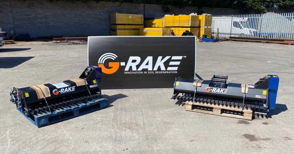 Grapa Grebla Rotativa Sortare Separare Teren Sol GR150 Caterpillar