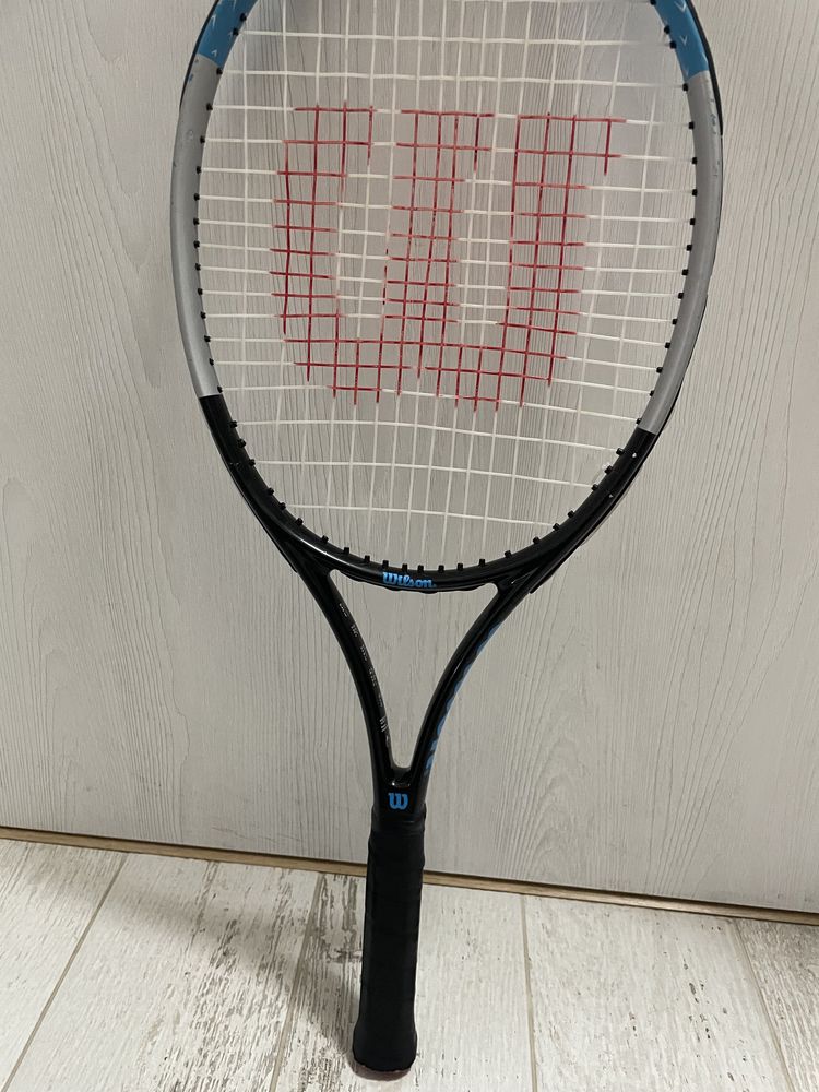 Детска тенис ракета Wilson ULTRA 25  V3.0 Junior /Черно-Синя-Сива/