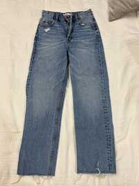 Синие джинсы, XS, на 11-14 лет
