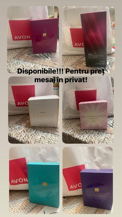 Parfumuri Avon sigilate