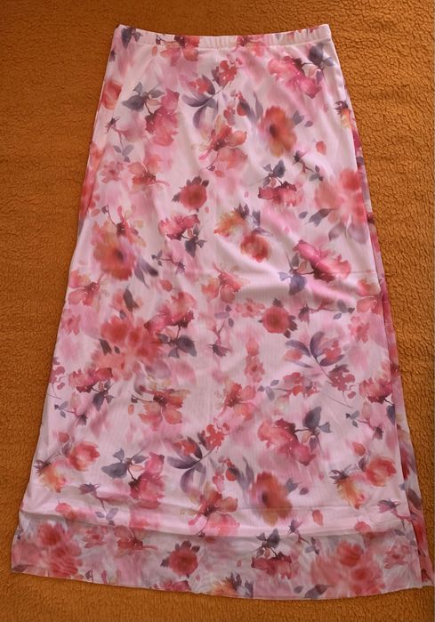 Нова дънкова пола Зара  Нова дамска пола солей