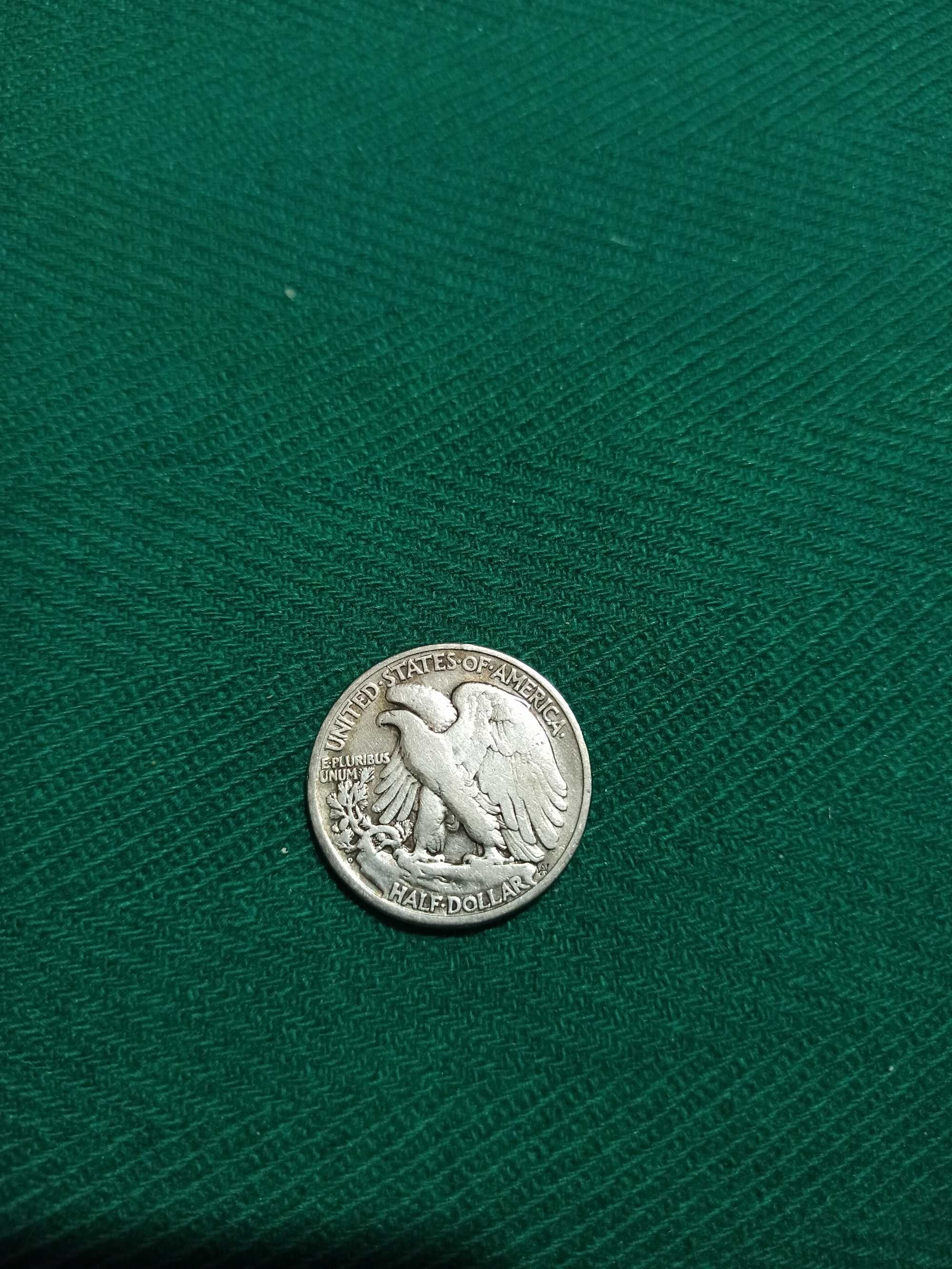 Сребърна монета половин долар САЩ 1929