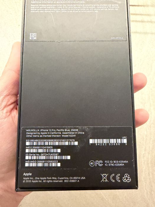 Iphone 12 pro 256gb Pacific Blue neverlocked stare foarte buna