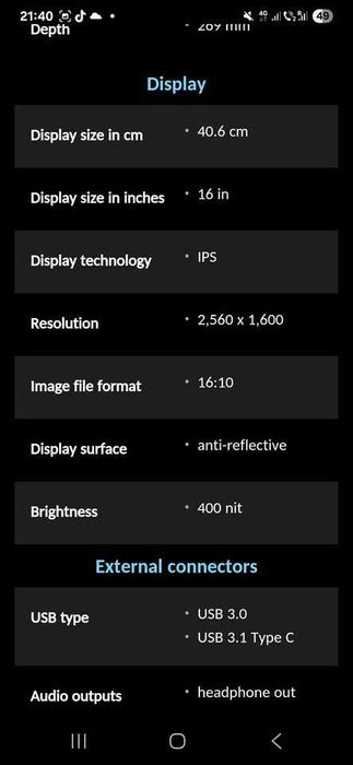 HP OMEN 16-u1077ng 9P3A3EA Gaming laptop