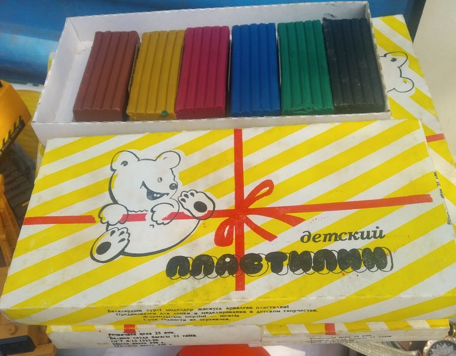 Советский детский пластилин