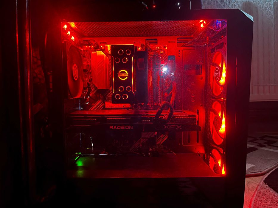 Setup PC Gaming Ryzen 5600x + RX 6700XT 12GB + Monitor + Periferice