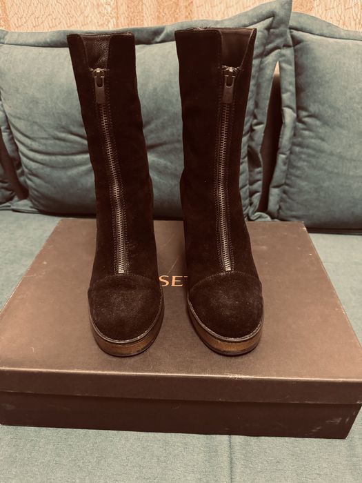 Botine Musette piele intoarsa
