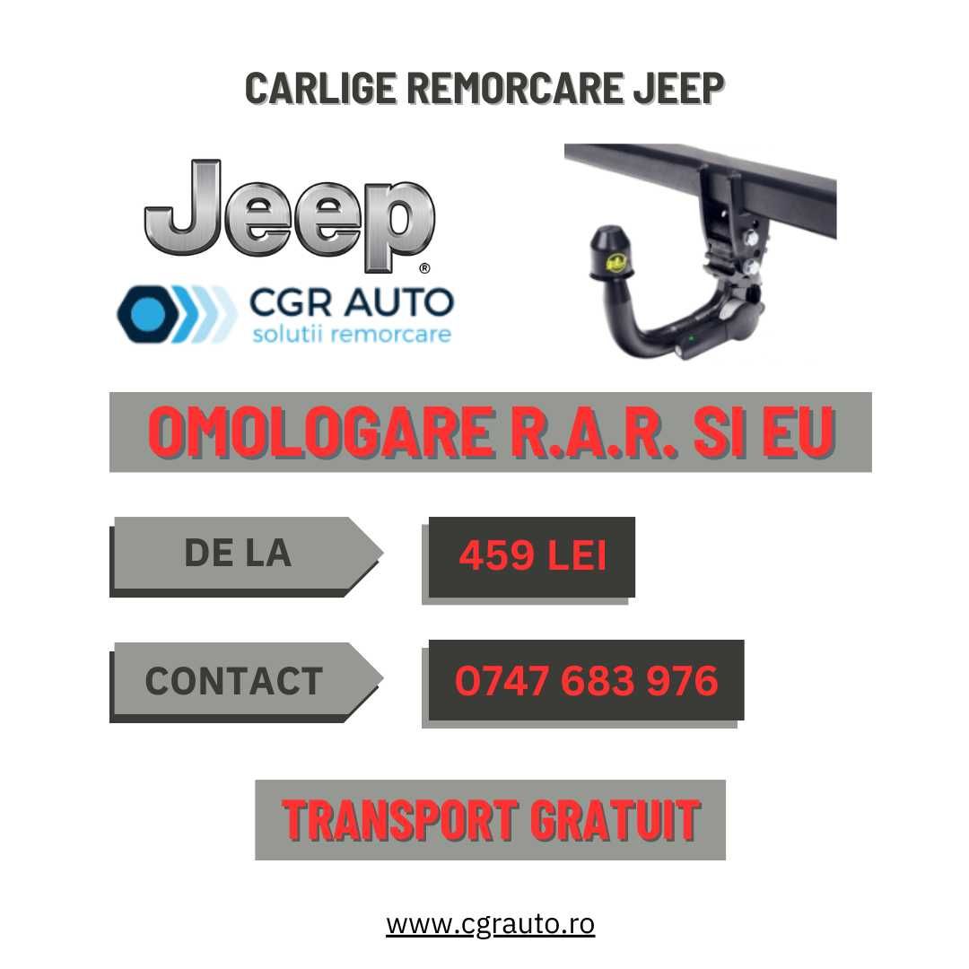 Carlige remorcare Jeep siguranta si calitate premium