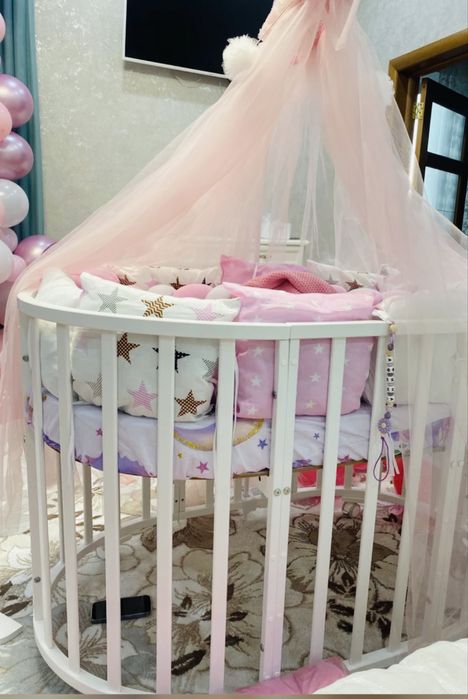 Бортики  для детской кроватки