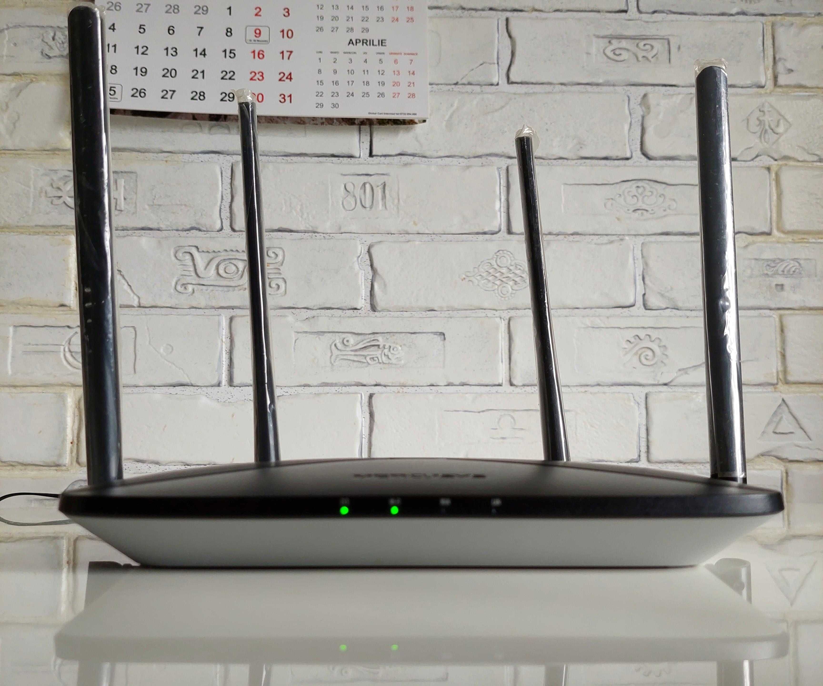 Router wireless MERCUSYS AC12G, AC1200, Gigabit, Dual-Band