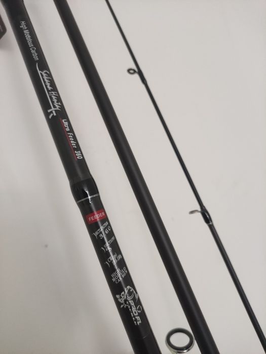 Set Feeder Lanseta din Carbon 3,6m+mulineta Sparkler 5000