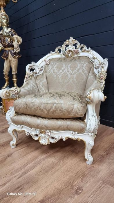 Комплект красива барокова холна гарнитура Silik