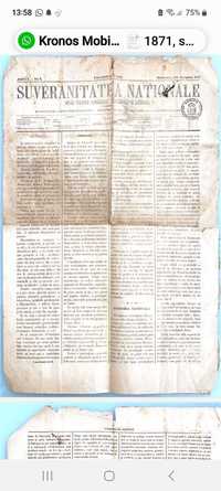 Vand ziare vechi din perioada anilor 1870-1920