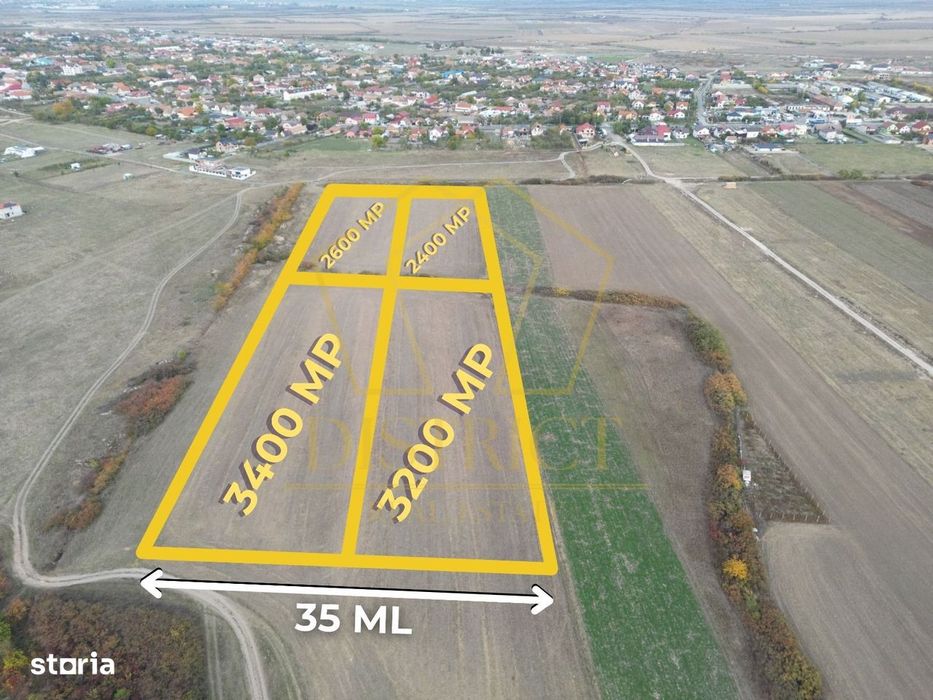 Teren arabil Intravilan 11600mp | LmP | Remetea Mare | COM 0%