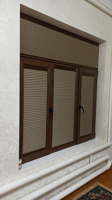 Жалюзи акфа ромлар учун плиссе жалюзилари оптом нархларда