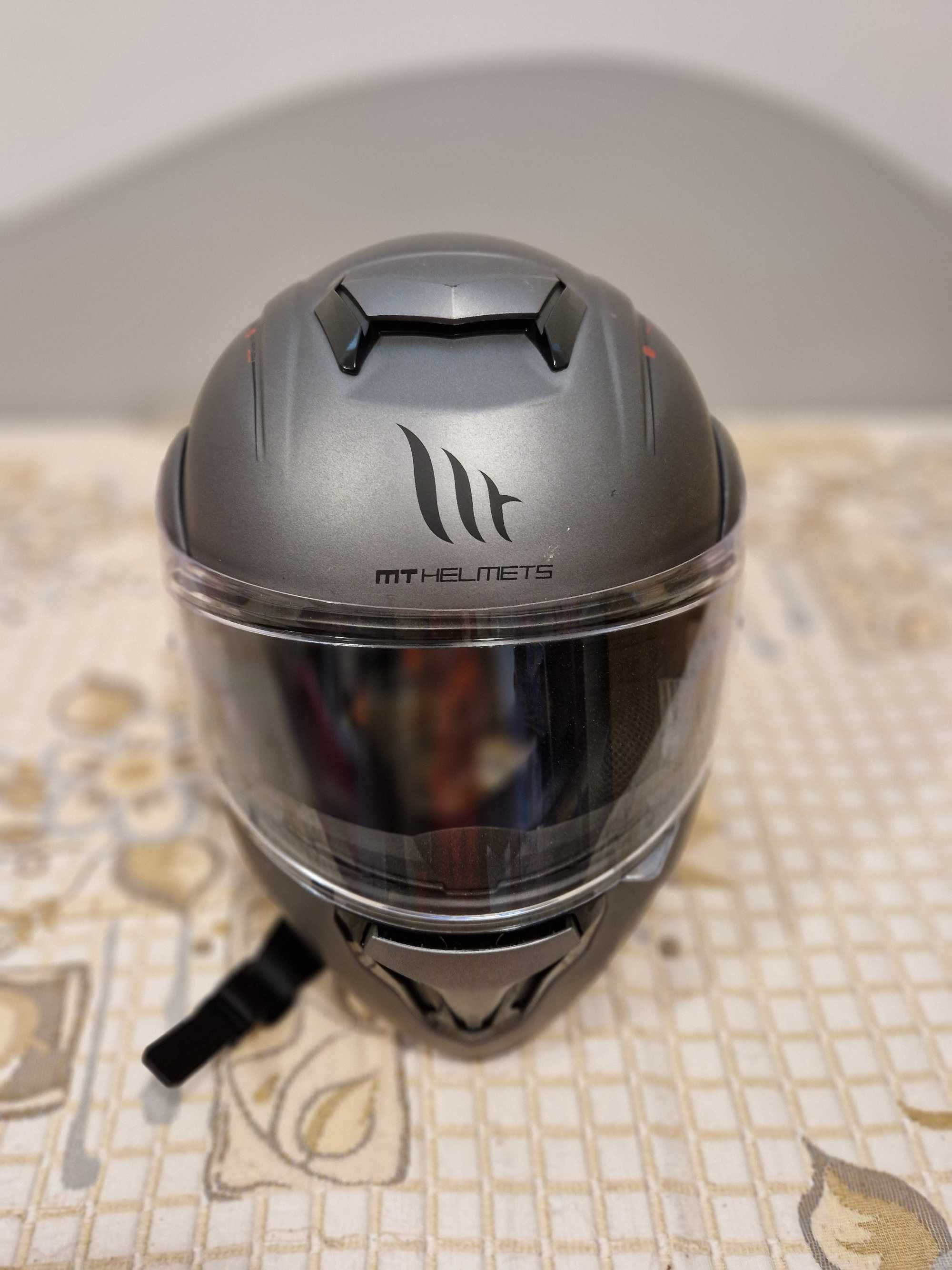 Модуларна Каска MT Helmets Atom Solid Matt Titanium